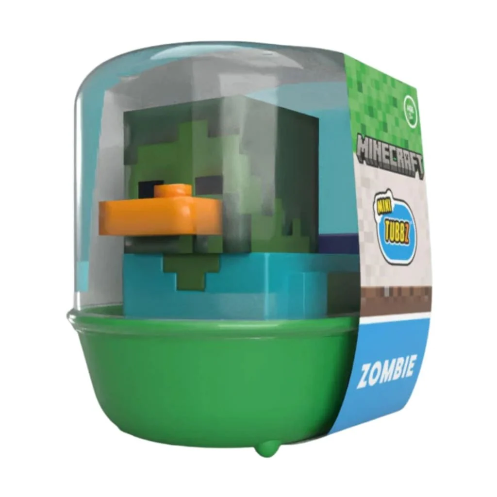 TUBBZ Minecraft Zombie MINI Rubber Duck