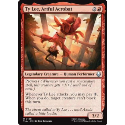 Ty Lee, Artful Acrobat (TLA-158) Foil