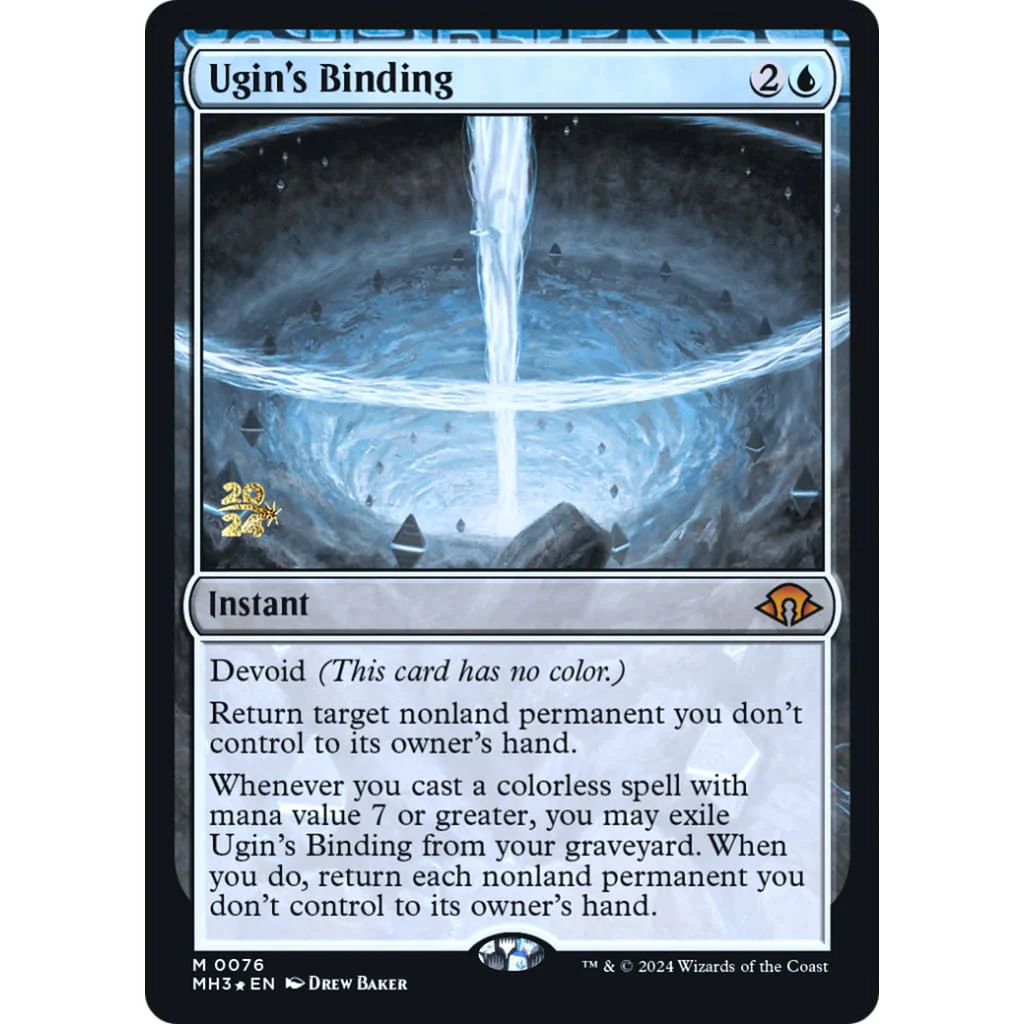 Ugin's Binding (PRE-076): (devoid) Foil