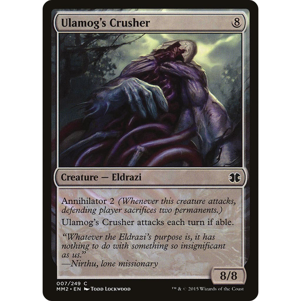 Ulamog's Crusher (MM2-007) Foil