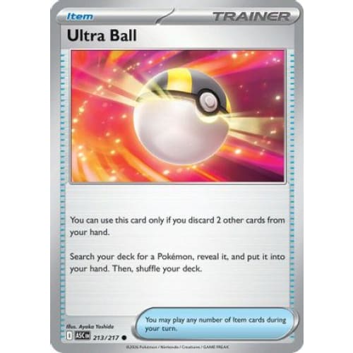 Ultra Ball - 213/217 (213) Common Reverse Holofoil