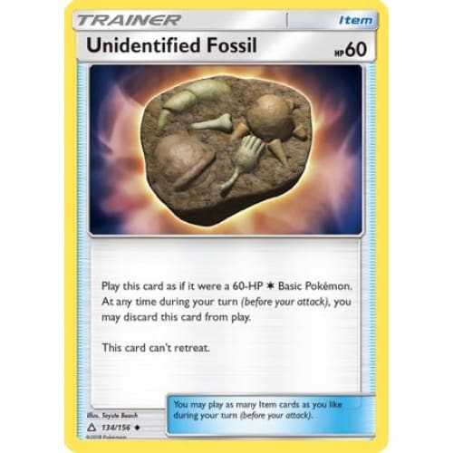 Unidentified Fossil (134) Uncommon Reverse Holofoil