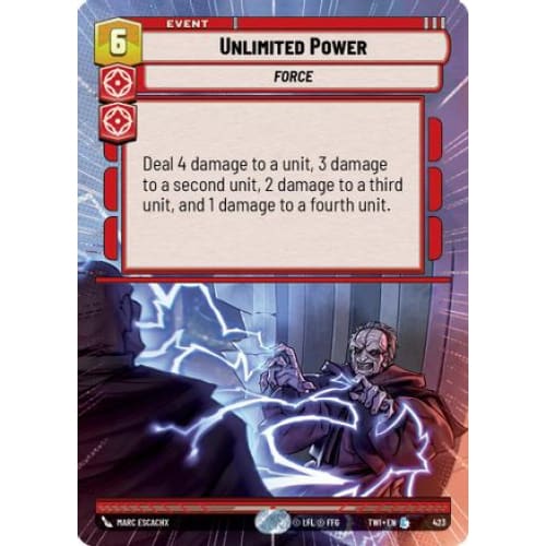 Unlimited Power (Hyperspace) (423)  Foil