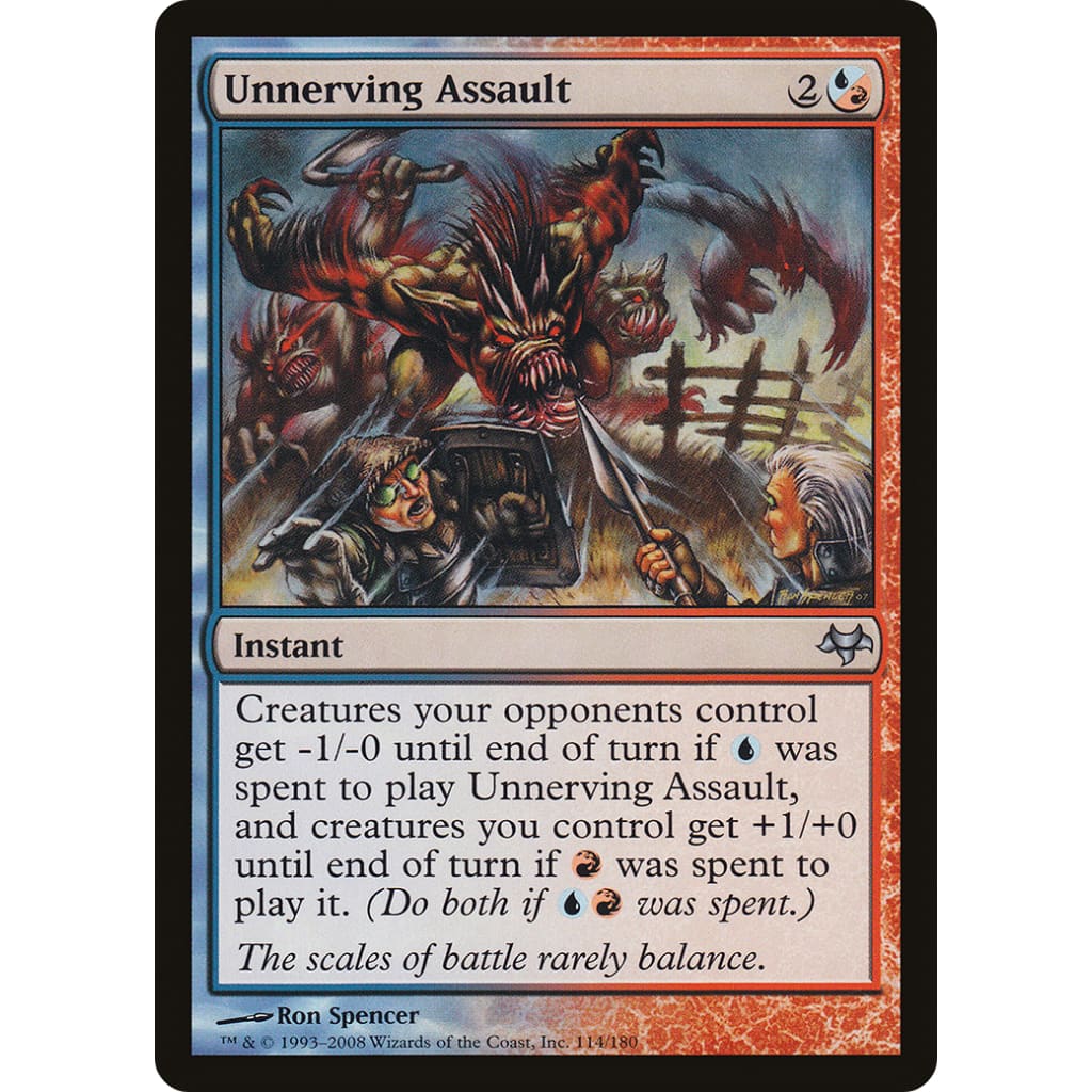 Unnerving Assault (EVE-114) Foil