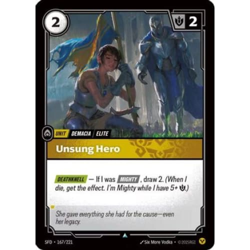 Unsung Hero (167/221) - Spiritforged Foil