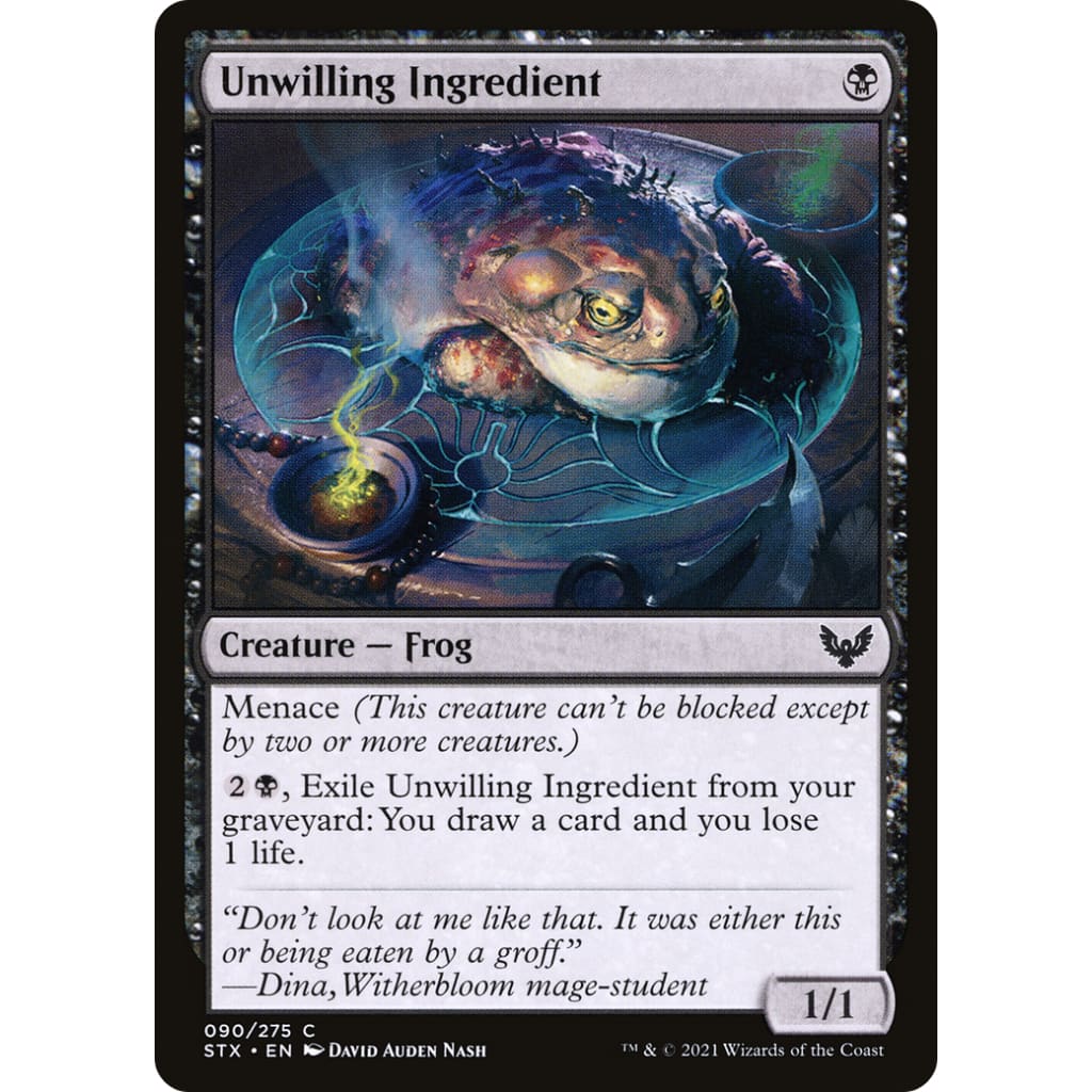 Unwilling Ingredient (STX-090)