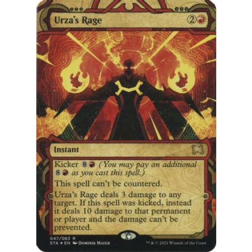 Urza's Rage (Foil Etched) (STA-047) (Borderless) Foil