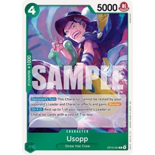 Usopp OP15-024 R Adventure on Kami's Island  Foil