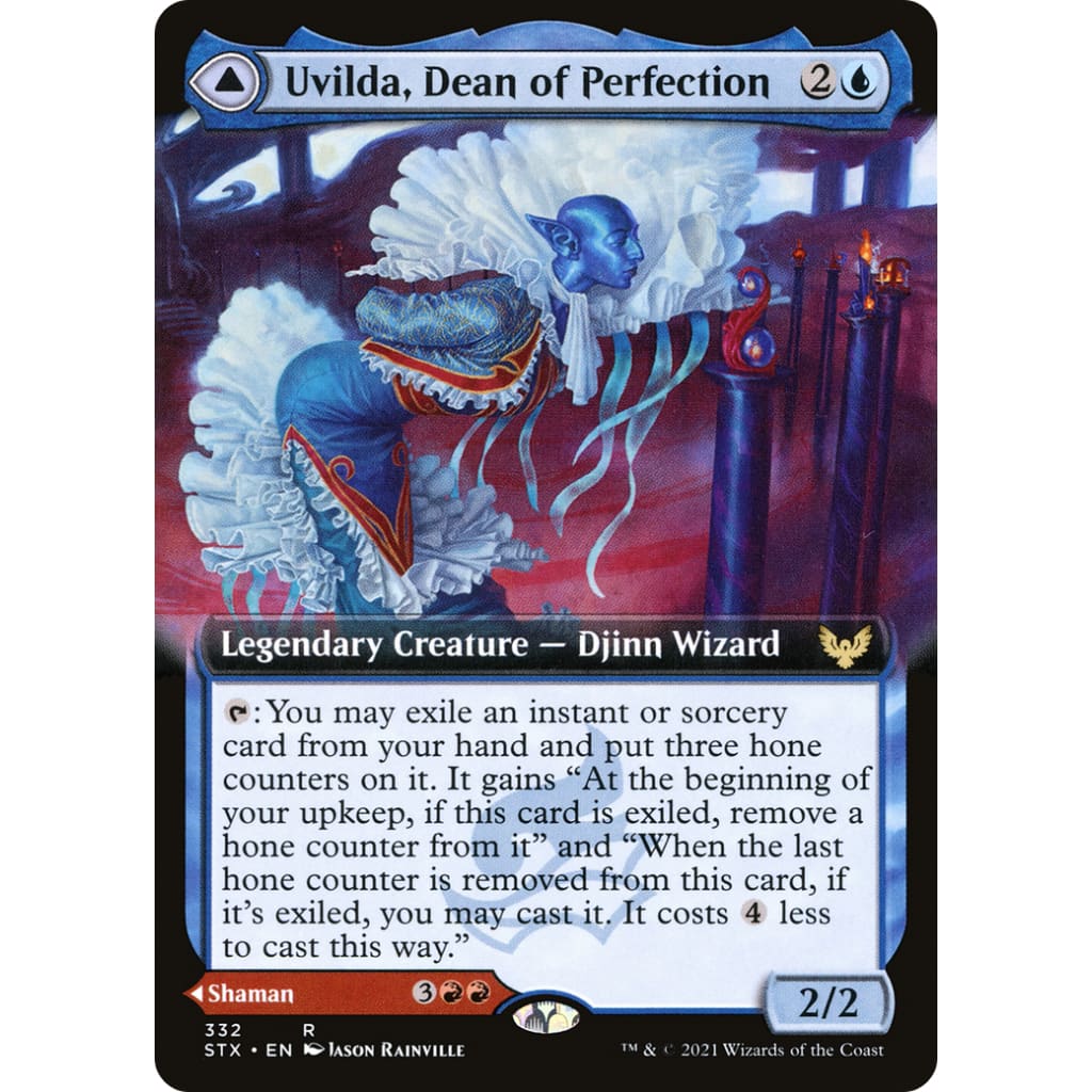 Uvilda, Dean of Perfection (Extended Art) (STX-332): (Extended Art) Foil - Image 3
