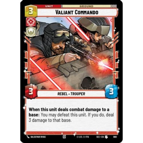 Valiant Commando (Foil) (660)  Foil