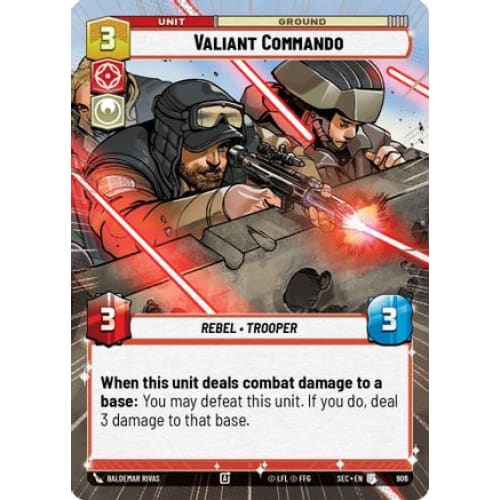 Valiant Commando (Hyperspace Foil) (906)  Foil