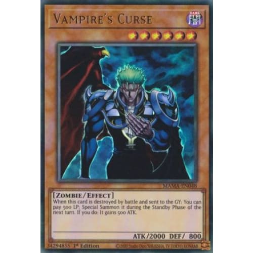 Vampire's Curse - MAMA-EN048 Ultra Rare 1st Edition
