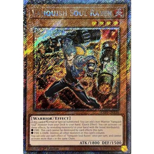 Vanquish Soul Razen (Platinum Secret Rare) - RA05-EN134 Platinum Secret Rare 1st Edition