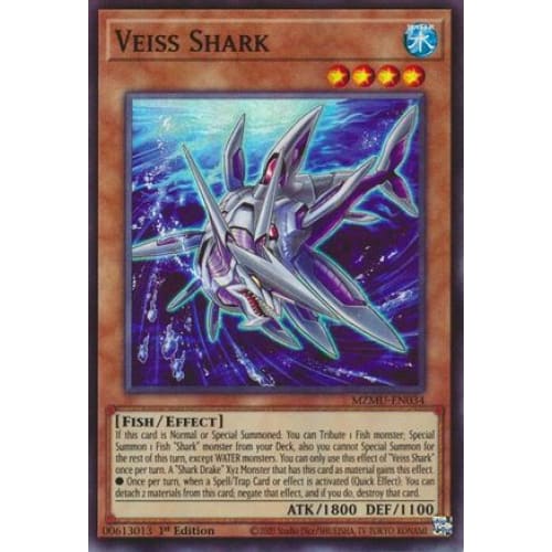 Veiss Shark - MZMU-EN034 Super Rare 1st Edition