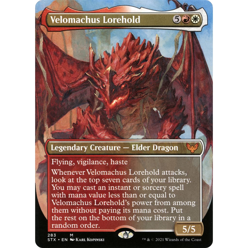 Velomachus Lorehold (Borderless) (STX-283) (Borderless) Foil