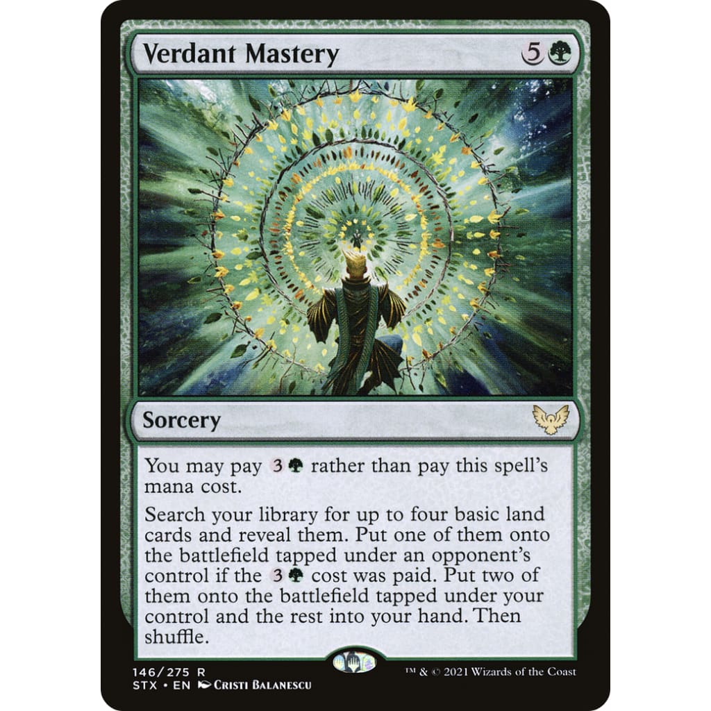 Verdant Mastery (STX-146) Foil