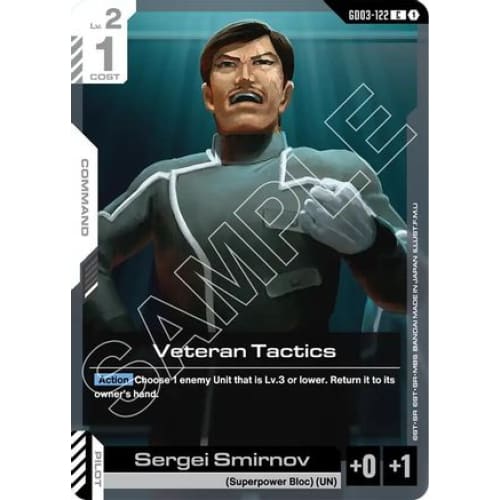 Veteran Tactics (GD03-122) - Steel Requiem