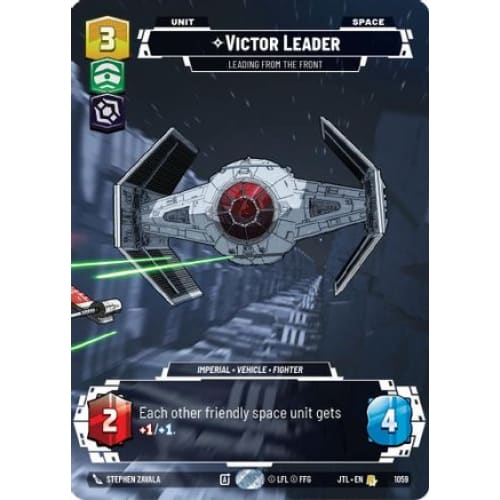 Victor Leader - Leading from the Front (Prestige Foil) (1059)  Foil