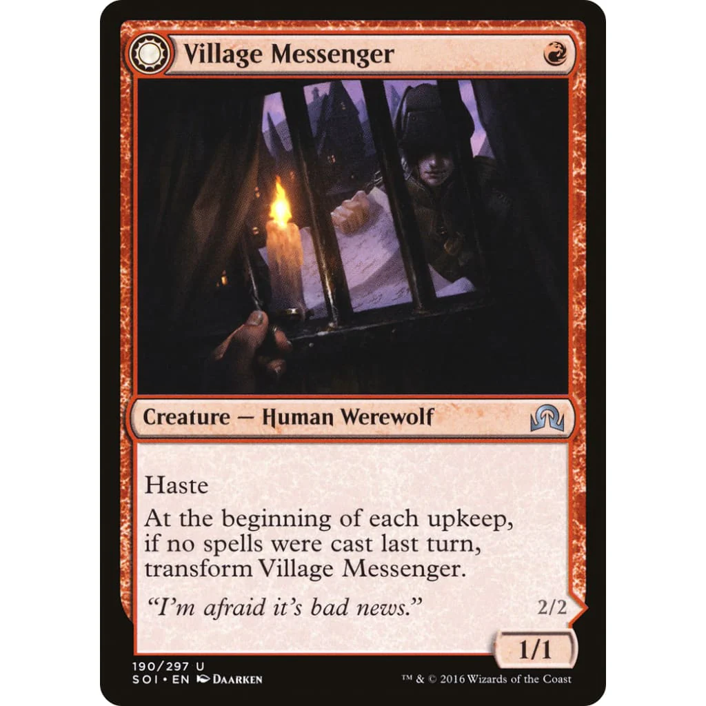 Village Messenger (SOI-190): (Double Faced Transform)