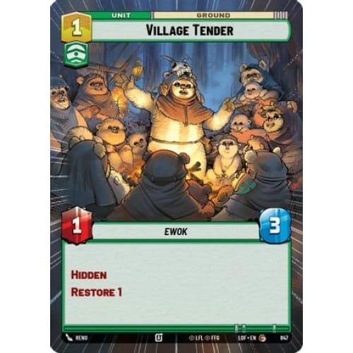 Village Tender (Hyperspace Foil) (847)  Foil