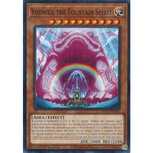 Vodnika the Fountain Spirit - BPRO-EN085 Common / Short Print 1st Edition