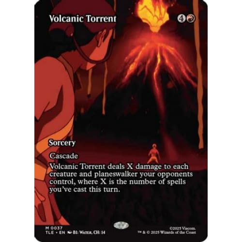 Volcanic Torrent (Borderless) (TLE-037) Foil