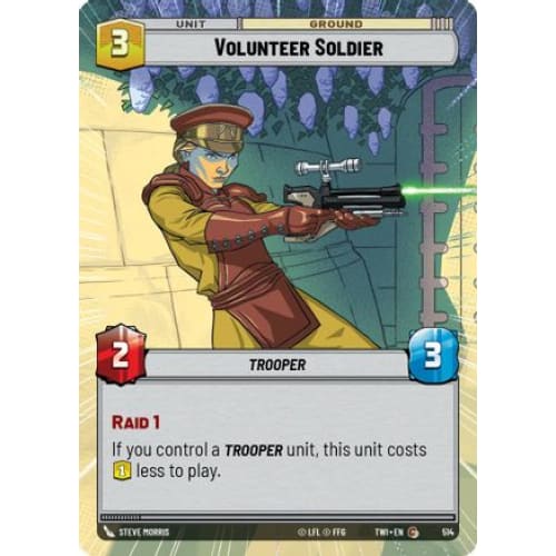 Volunteer Soldier (Hyperspace) (514)  Foil