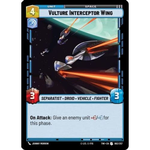 Vulture Interceptor Wing (063/257)  Foil