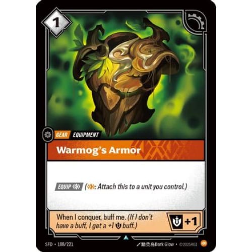 Warmog's Armor (108/221) - Spiritforged Foil