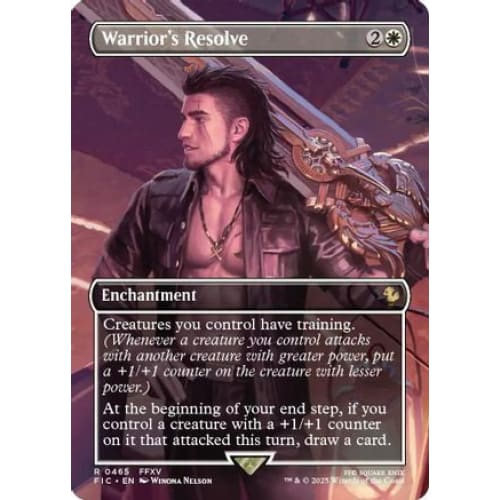 Warrior's Resolve (Borderless) (FIC-465)