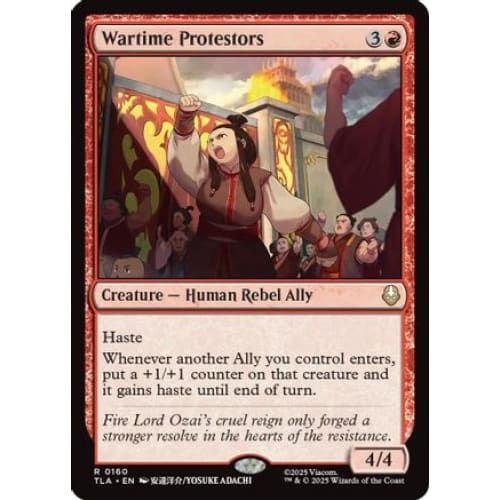 Wartime Protestors (TLA-160) Foil