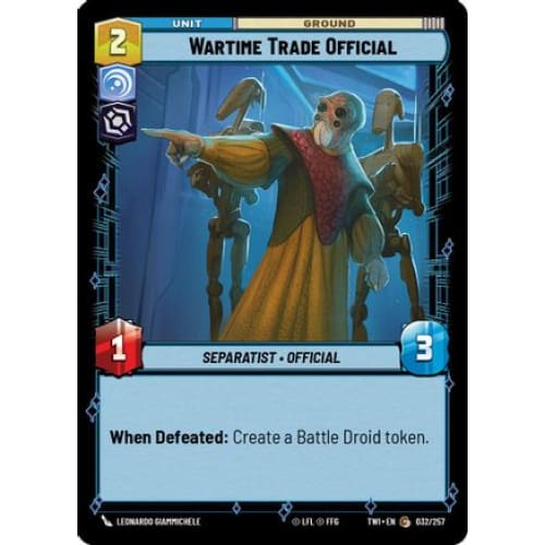 Wartime Trade Official (032/257)  Foil