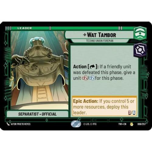 Wat Tambor - Techno Union Foreman (006/257)