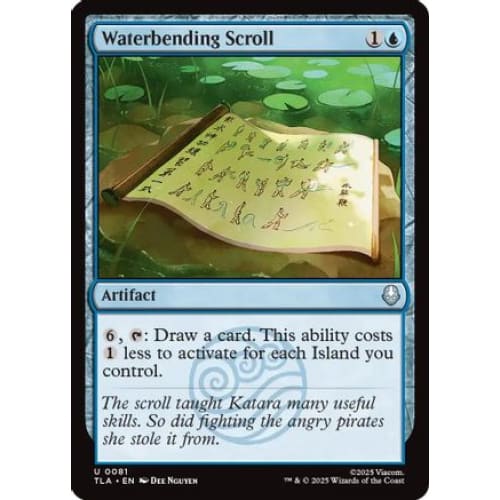 Waterbending Scroll (TLA-081) Foil