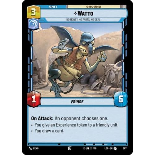 Watto - No Money, No Parts, No Deal (Foil) (567)  Foil