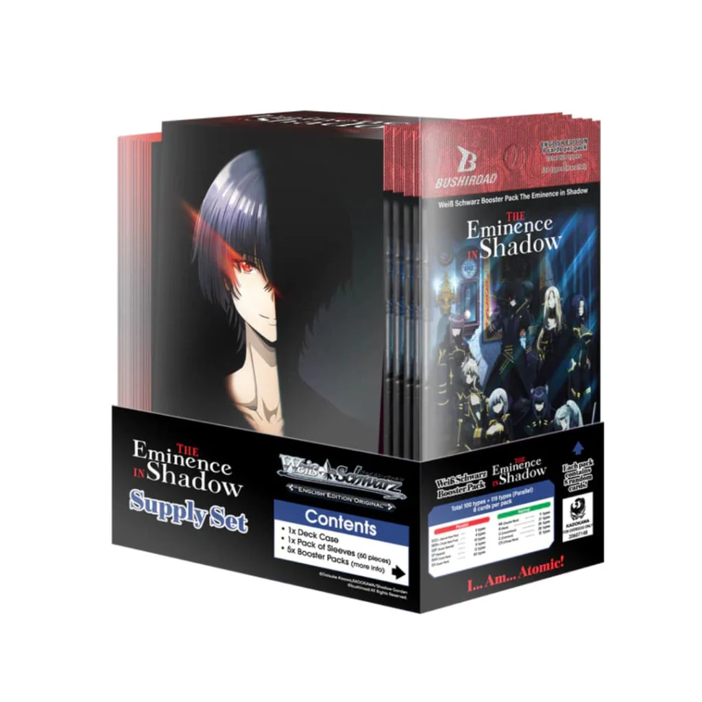 Weiss Schwarz - The Eminence in Shadow Supply Set