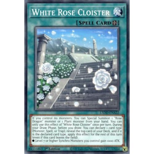 White Rose Cloister - L5DD-ENA22 Common / Short Print 1st Edition