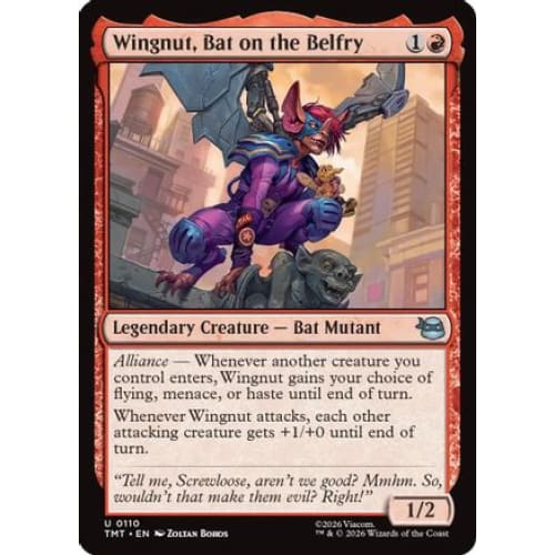 Wingnut, Bat on the Belfry (TMT-110) Foil