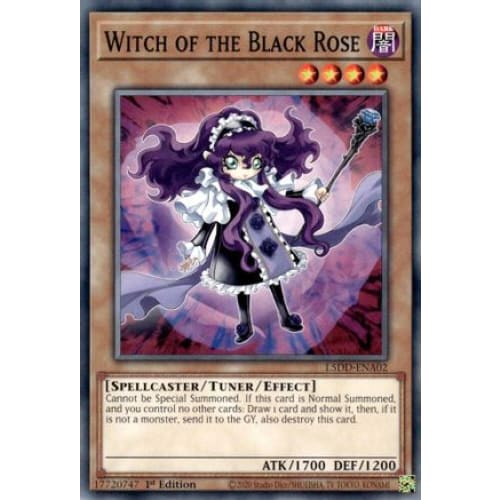 Witch of the Black Rose - L5DD-ENA02 Common / Short Print 1st Edition