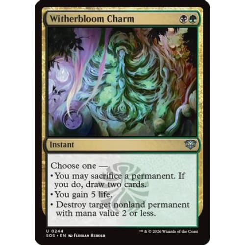 Witherbloom Charm (SOS-244)