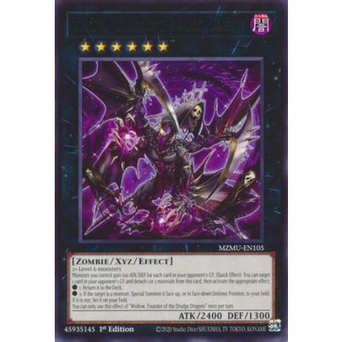 Wollow, Founder of the Drudge Dragons - MZMU-EN105 Rare 1st Edition