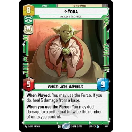 Yoda - My Ally is the Force (Foil) (603)  Foil
