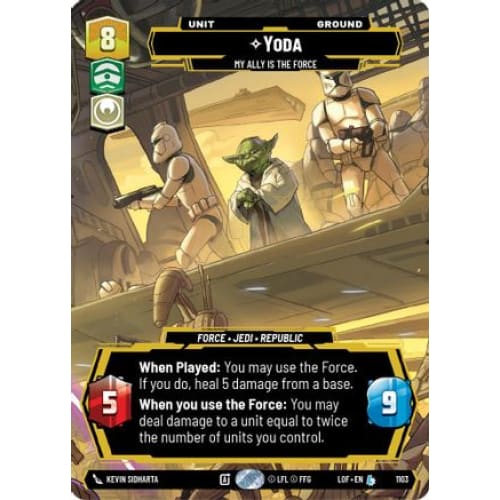 Yoda - My Ally is the Force (Prestige Foil) (1103)  Foil
