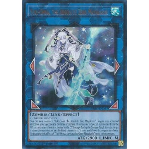 Yuki-Onna, the Absolute Zero Mayakashi (Ultra Rare) - RA05-EN057 Ultra Rare 1st Edition