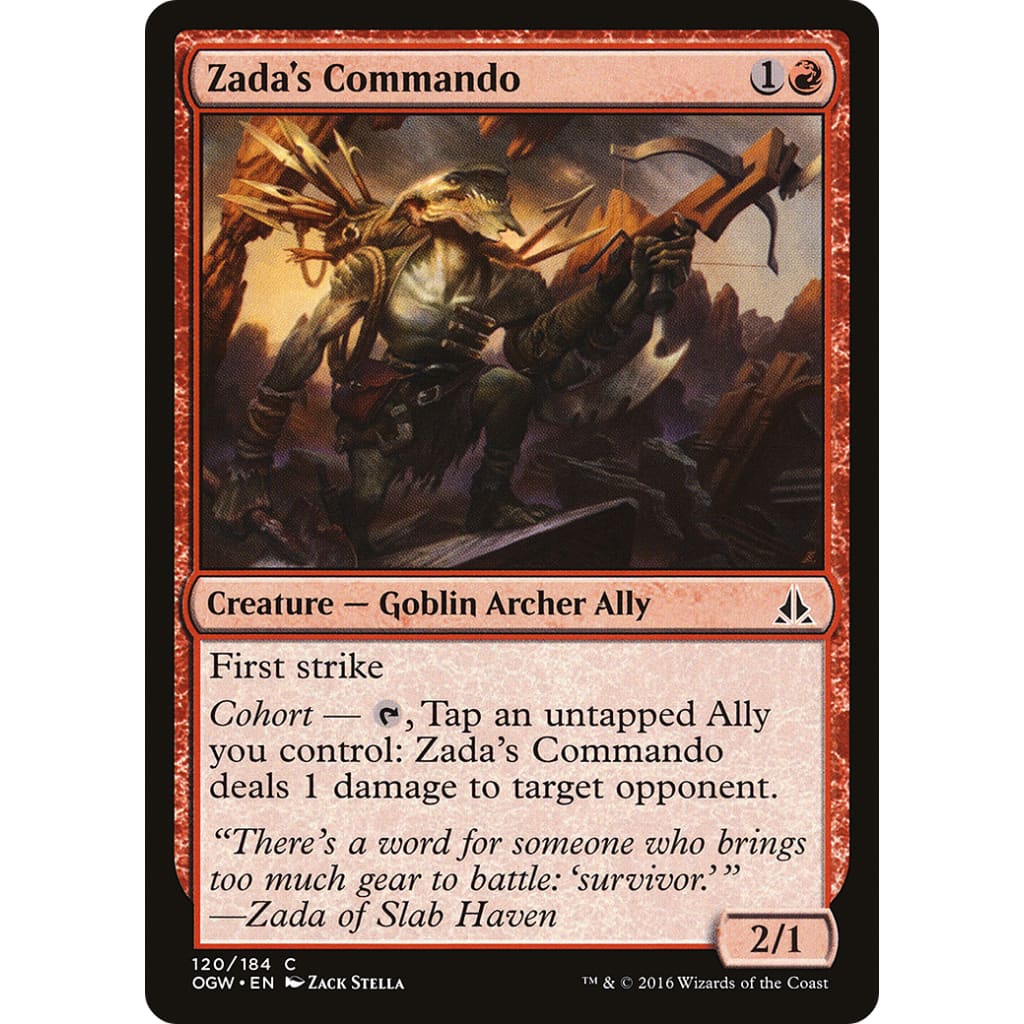 Zada's Commando (OGW-120) Foil