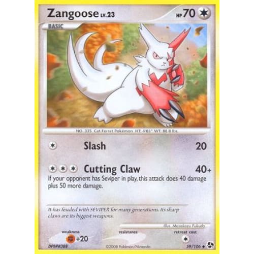 Zangoose (59) Uncommon