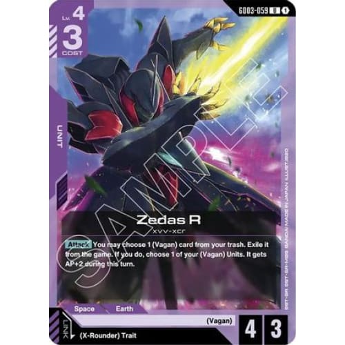 Zedas R (GD03-059) - Steel Requiem