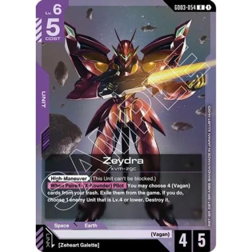 Zeydra (GD03-054) - Steel Requiem Holofoil
