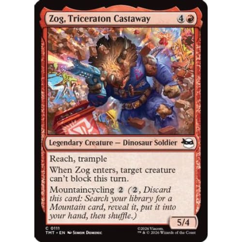 Zog, Triceraton Castaway (TMT-111)