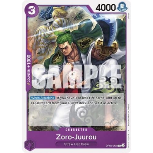 Zoro-Juurou (OP05-067) OP05-067 R Starter Deck 18: PURPLE Monkey.D.Luffy